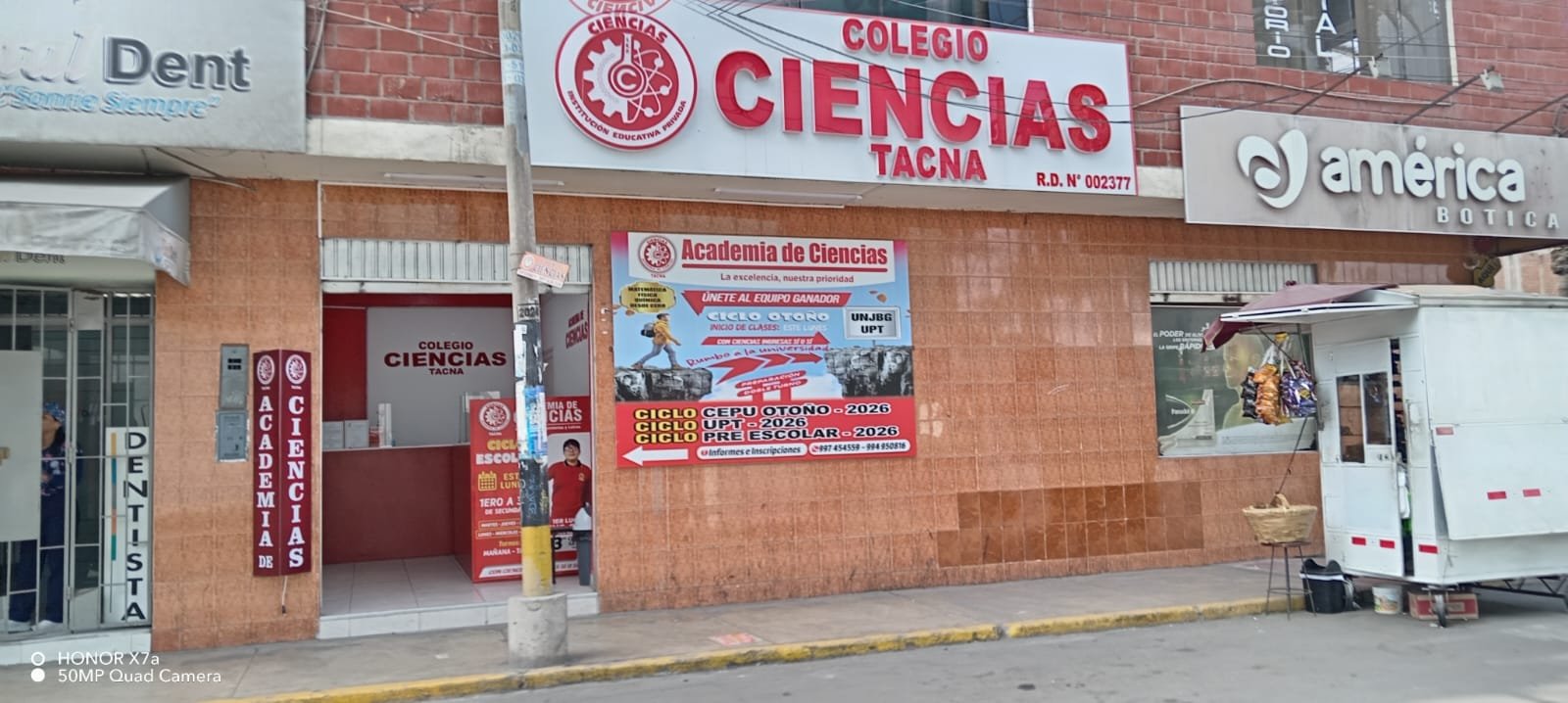 Mapa de Sede Av. Bolognesi - Tacna